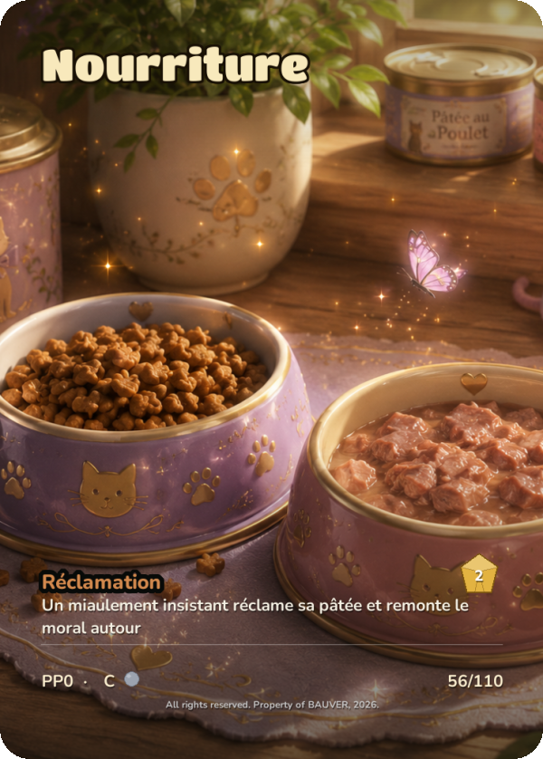 Carte Nourriture — Félin, Commune